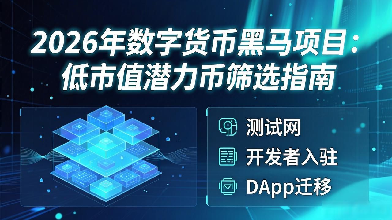2026年数字货币黑马项目：低市值潜力币筛选指南