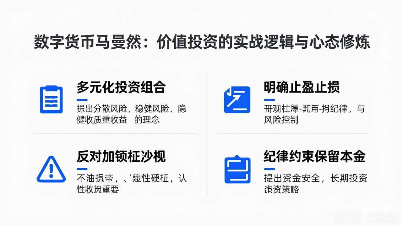数字货币马曼然：价值投资的实战逻辑与心态修炼