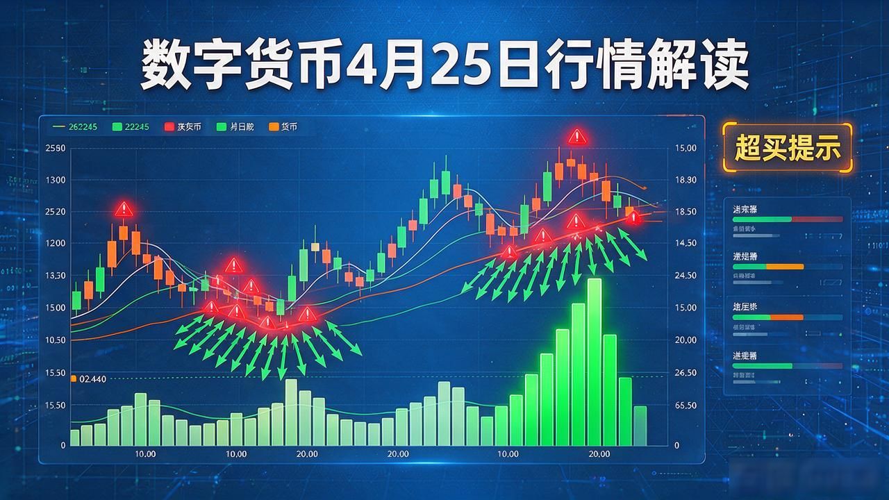 数字货币4月25日行情解读：波动背后藏着哪些机会？