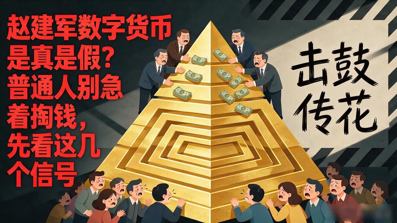 赵建军数字货币是真是假？普通人别急着掏钱，先看这几个信号