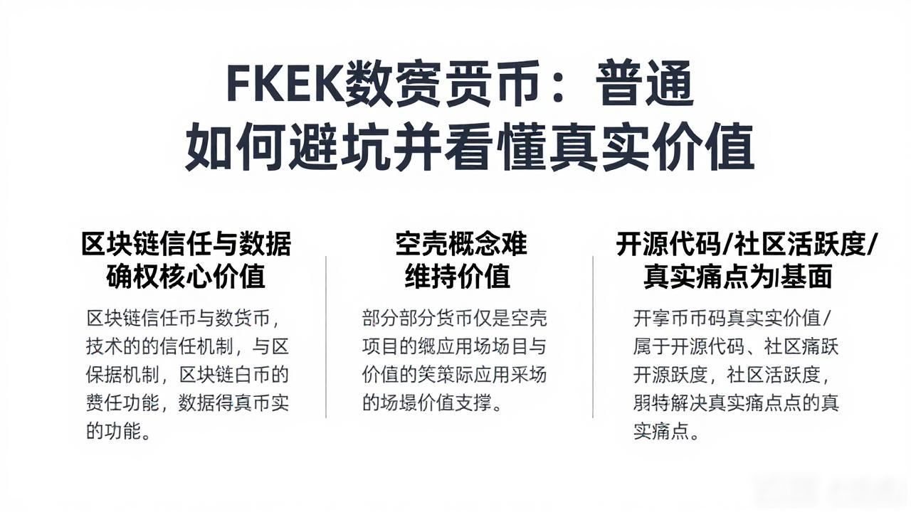 FKEK数字货币：普通人如何避坑并看懂真实价值