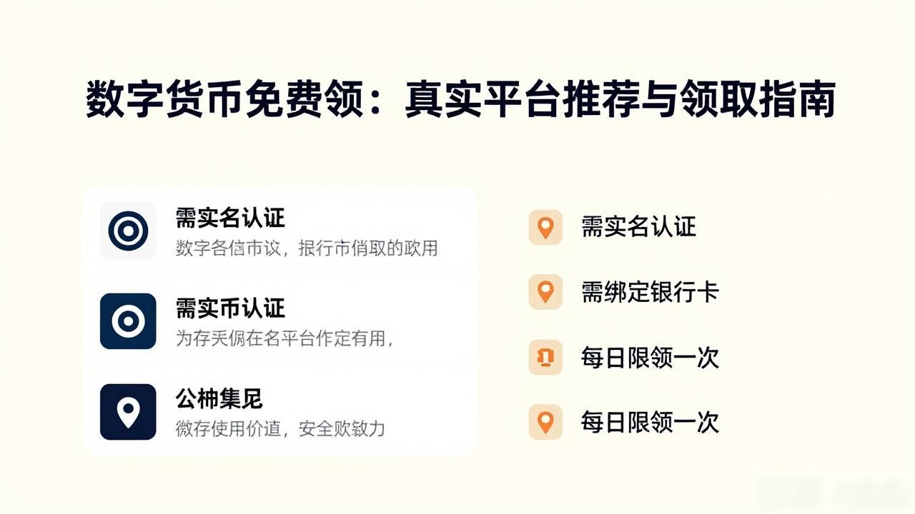 数字货币免费领：真实平台推荐与领取指南