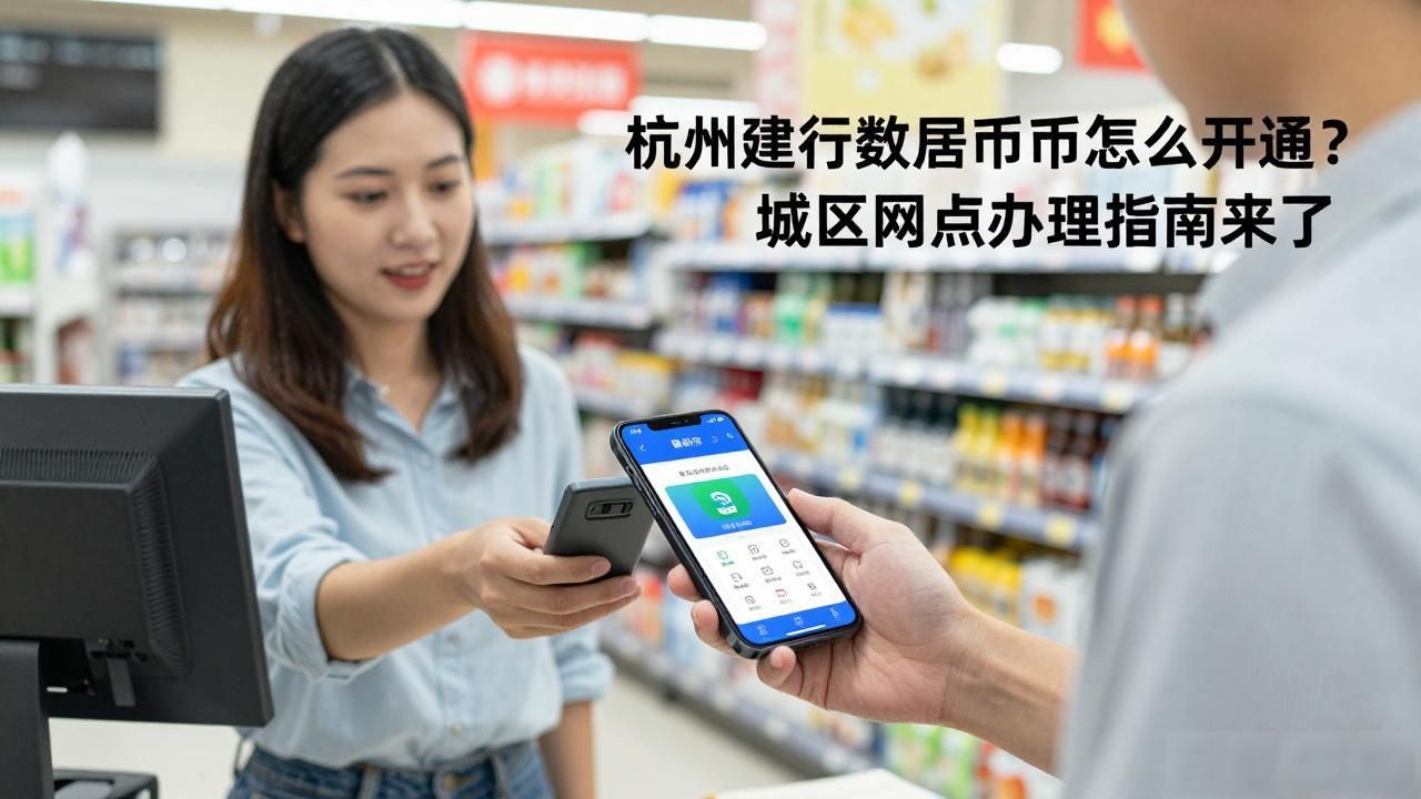 杭州建行数字货币怎么开通？城区网点办理指南来了
