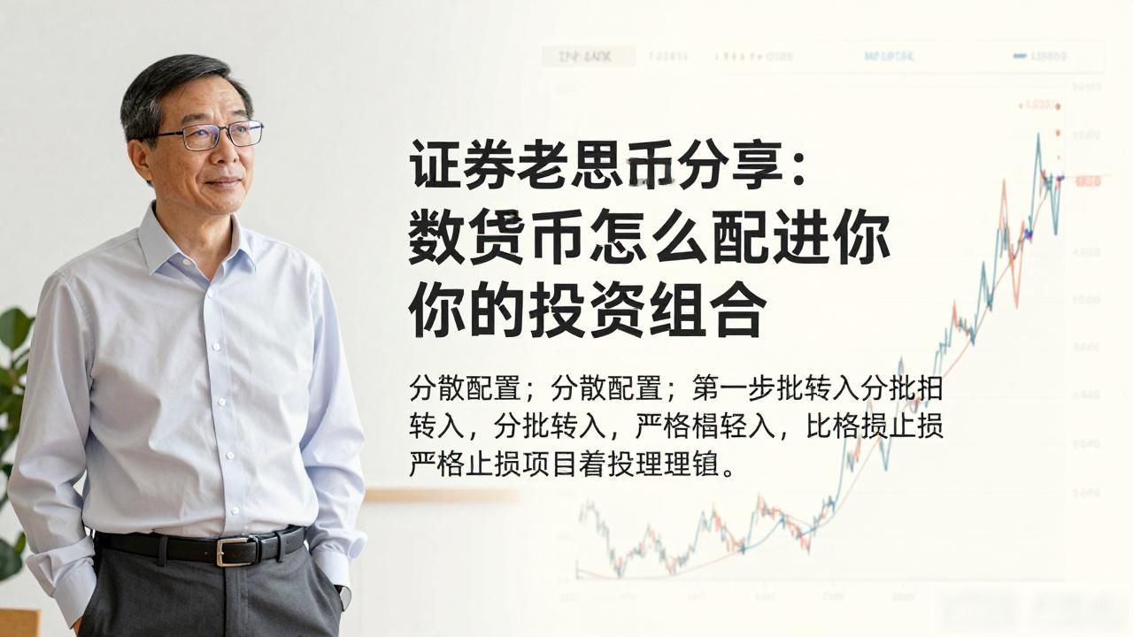 证券老股民分享：数字货币怎么配进你的投资组合