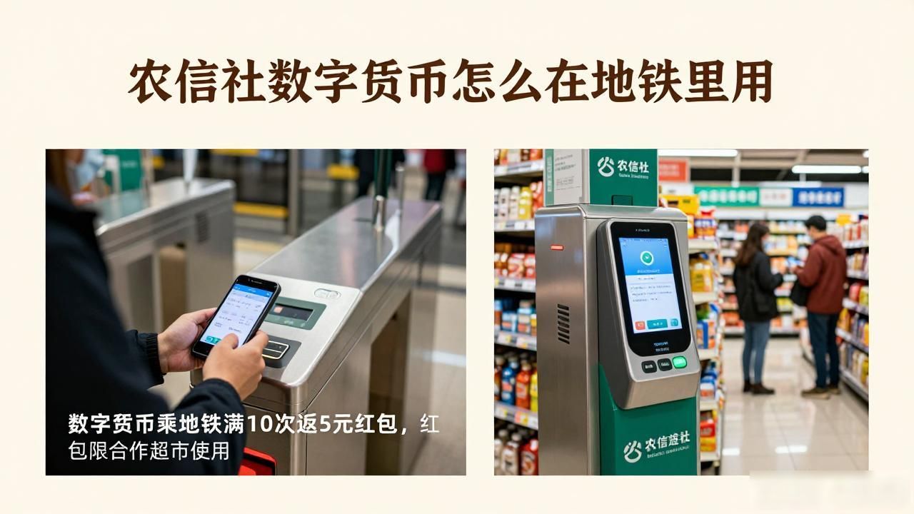 农信社数字货币怎么在地铁里用