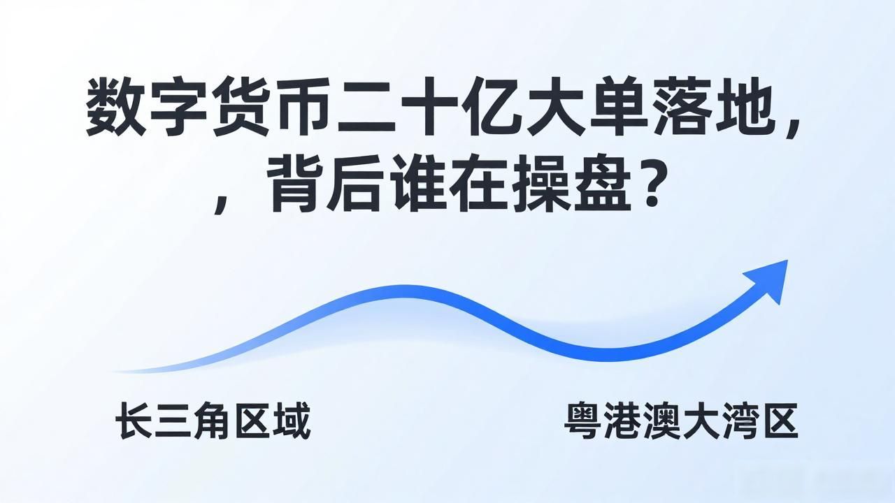 数字货币二十亿大单落地，背后谁在操盘？