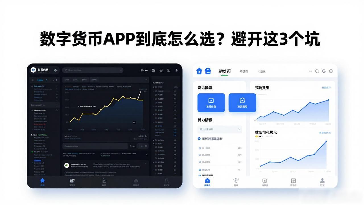 数字货币APP到底怎么选？避开这3个坑