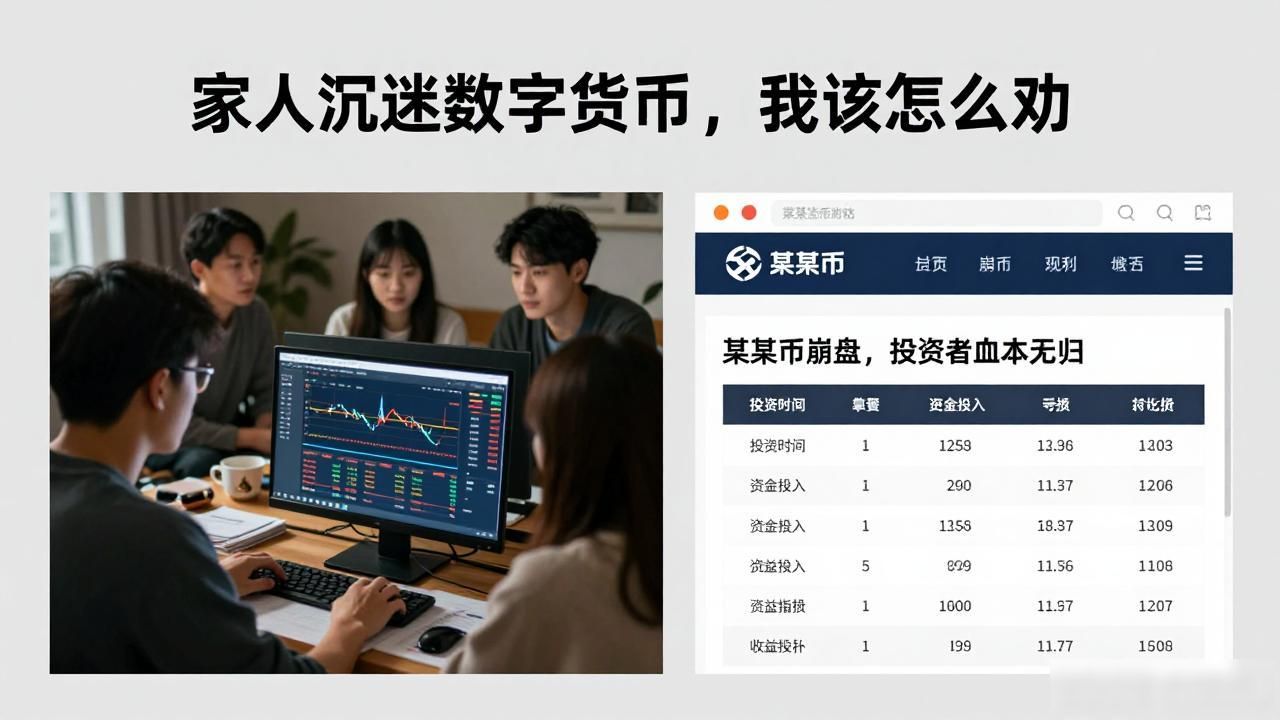 家人沉迷数字货币，我该怎么劝