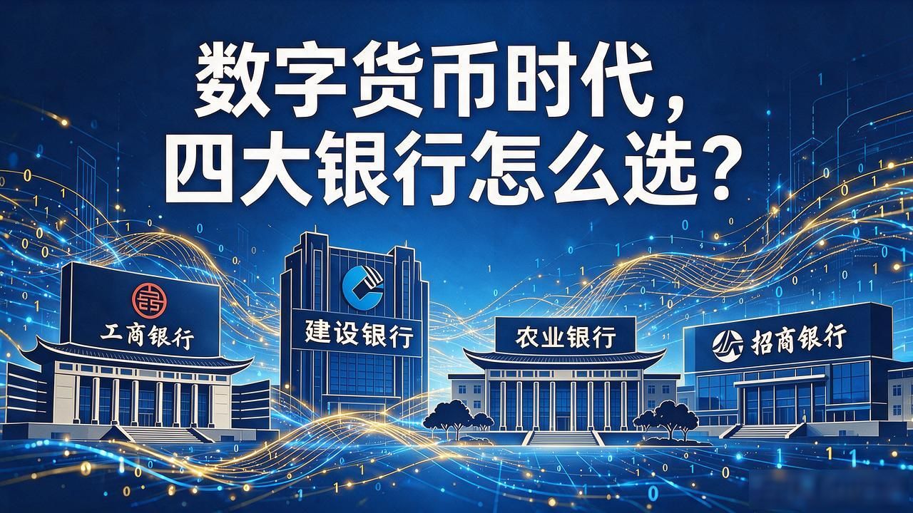 数字货币时代，四大银行怎么选？一文看懂数字人民币布局