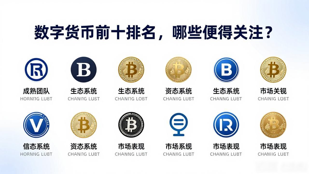 数字货币前十排名，哪些值得关注？