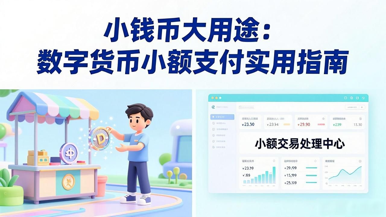小钱币大用途：数字货币小额支付实用指南