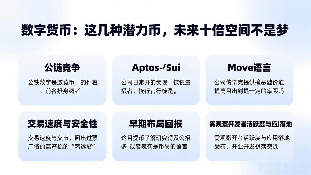 数字货币：这几种潜力币，未来十倍空间不是梦