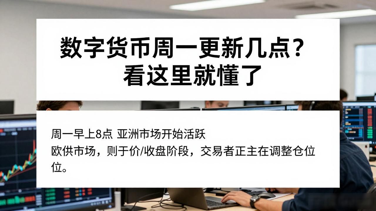 数字货币周一更新几点？看这里就懂了