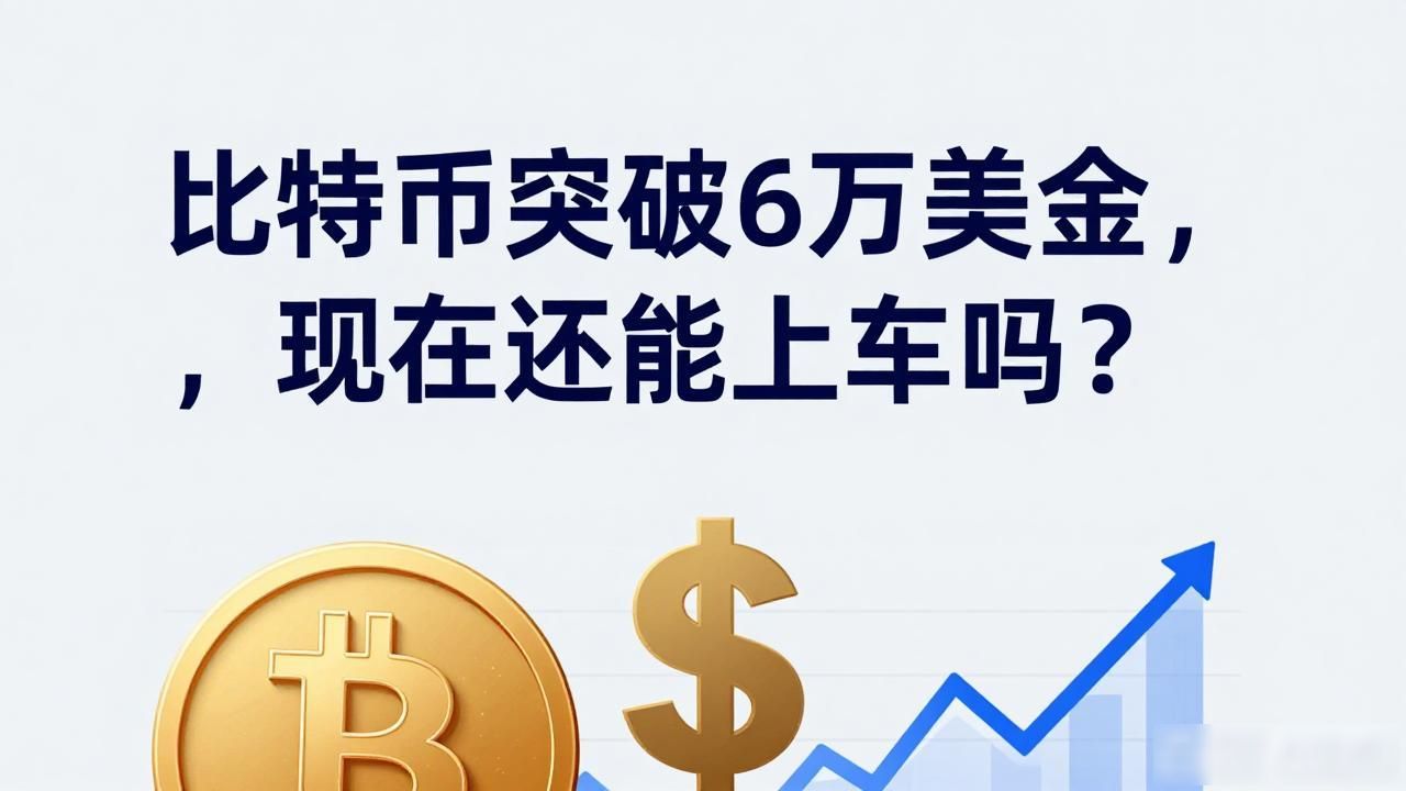 比特币突破6万美金，现在还能上车吗？