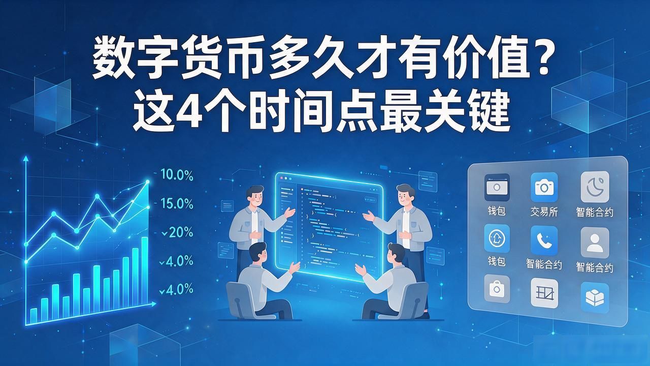 数字货币多久才有价值？这4个时间点最关键