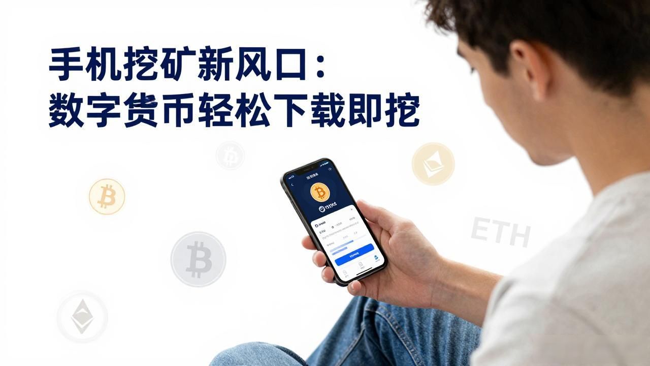 手机挖矿新风口：数字货币轻松下载即挖
