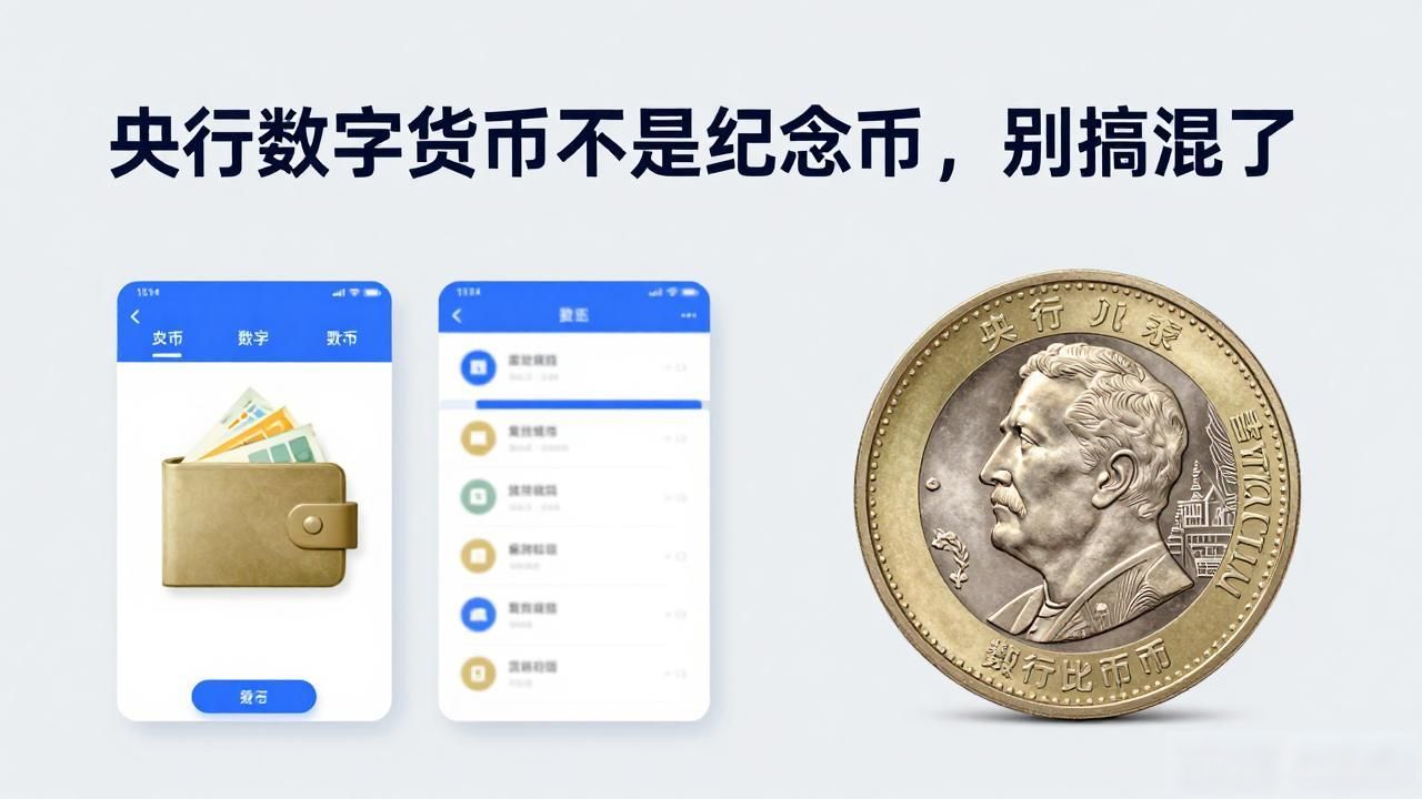 央行数字货币不是纪念币，别搞混了