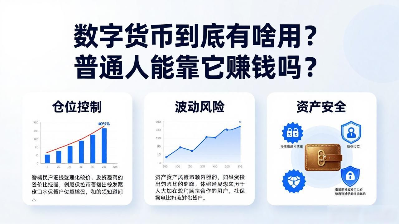 数字货币到底有啥用？普通人能靠它赚钱吗？