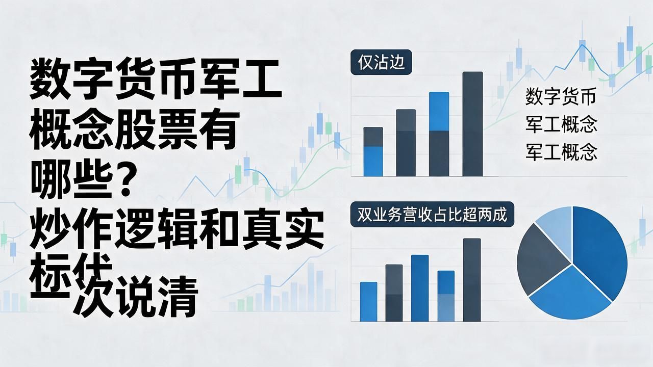 数字货币军工概念股票有哪些？炒作逻辑和真实标的一次说清