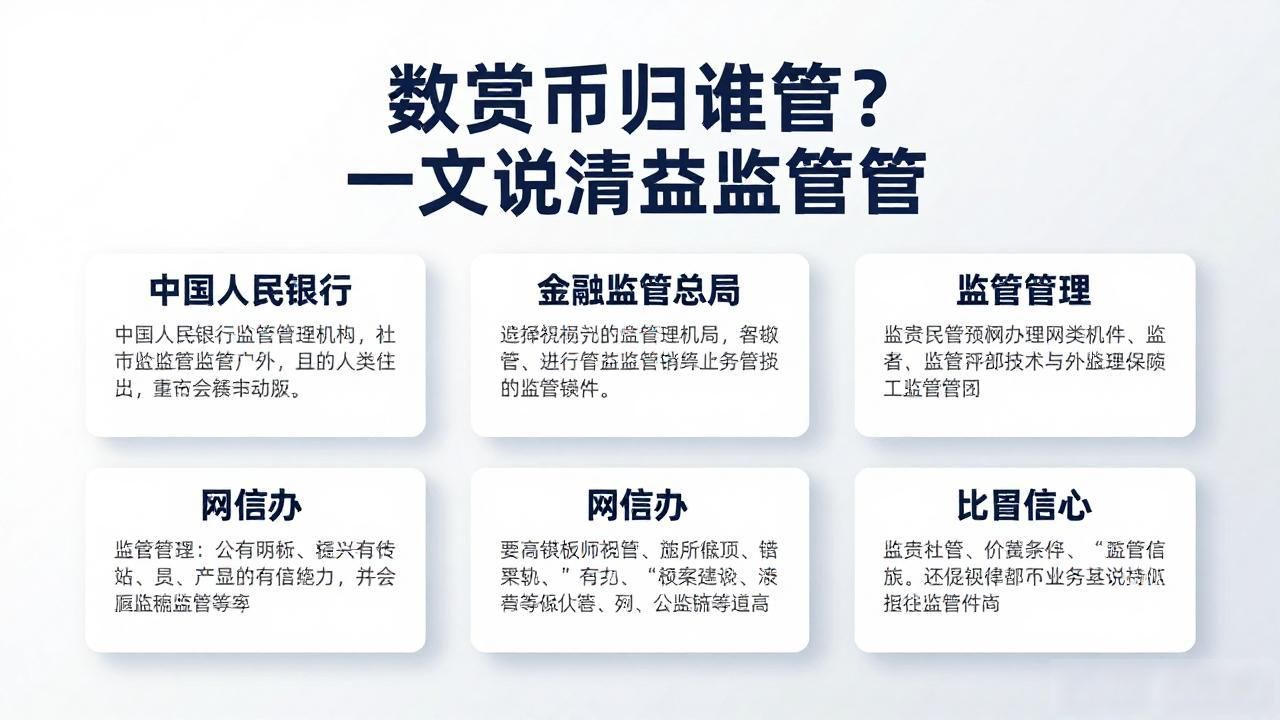 数字货币归谁管？一文说清监管部门