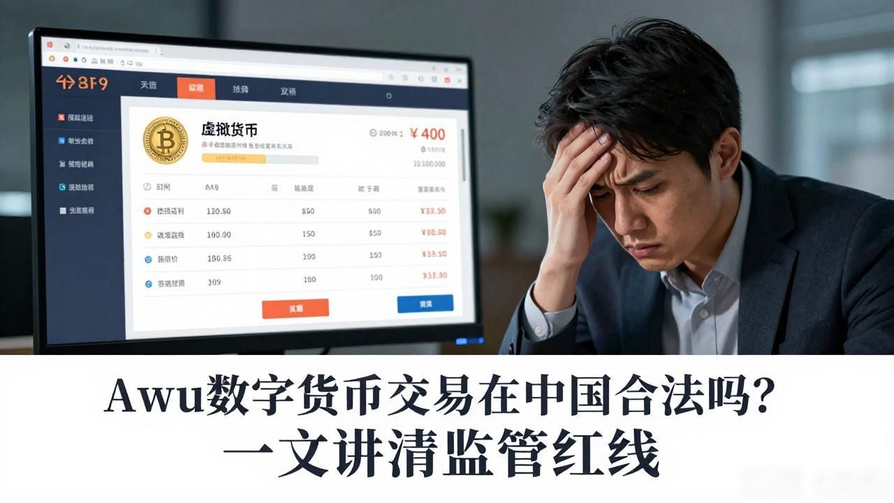 Awu数字货币交易在中国合法吗？一文讲清监管红线